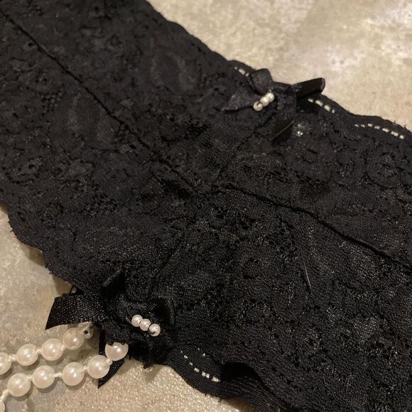 vintage 90s elegant moments cutout pearl g string bodysuit size small - Picture 8 of 8